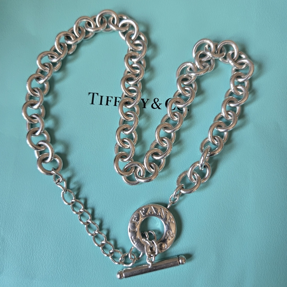 Tiffany & Co Sterling Silver Toogle Necklace